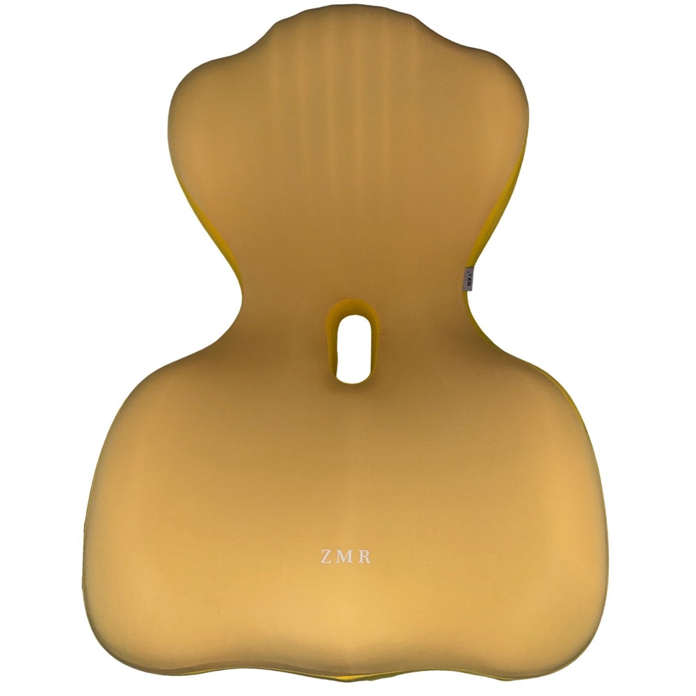 New Office Chair Lumbar Support Pillow Ergonomic Memory Foam Yellow OS Yellow